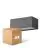 Opakowanie 4x D'Lite Światło Ścienne Bello Czarny Up & Down 12W 850lm - 830 Ciepła Biel| IP54