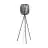 Eglo Lampa podłogowa Romazzina Stal Czarny | IP20 - Nadaje Się Do 1x E27 