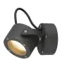 SLV Sitra 360 Ściana i Lampa sufitowa Aluminium Szary | Zewnętrzna - IP44 - Nadaje Się Do 1x GX53 