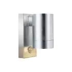 Nordlux Tin Światło Ścienne Metal i Szkło Szary | 76mm - IP54 - Nadaje Się Do GU10 - Czujnik ruchu i Światła 