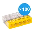 Opakowanie 100x Wago 2273-205  Złącze| 5 Drut Połączenie
