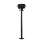 Eglo Lampa na postumencie Chiappera Stal Czarny | 330mm - IP54 - Nadaje Się Do 1x E27